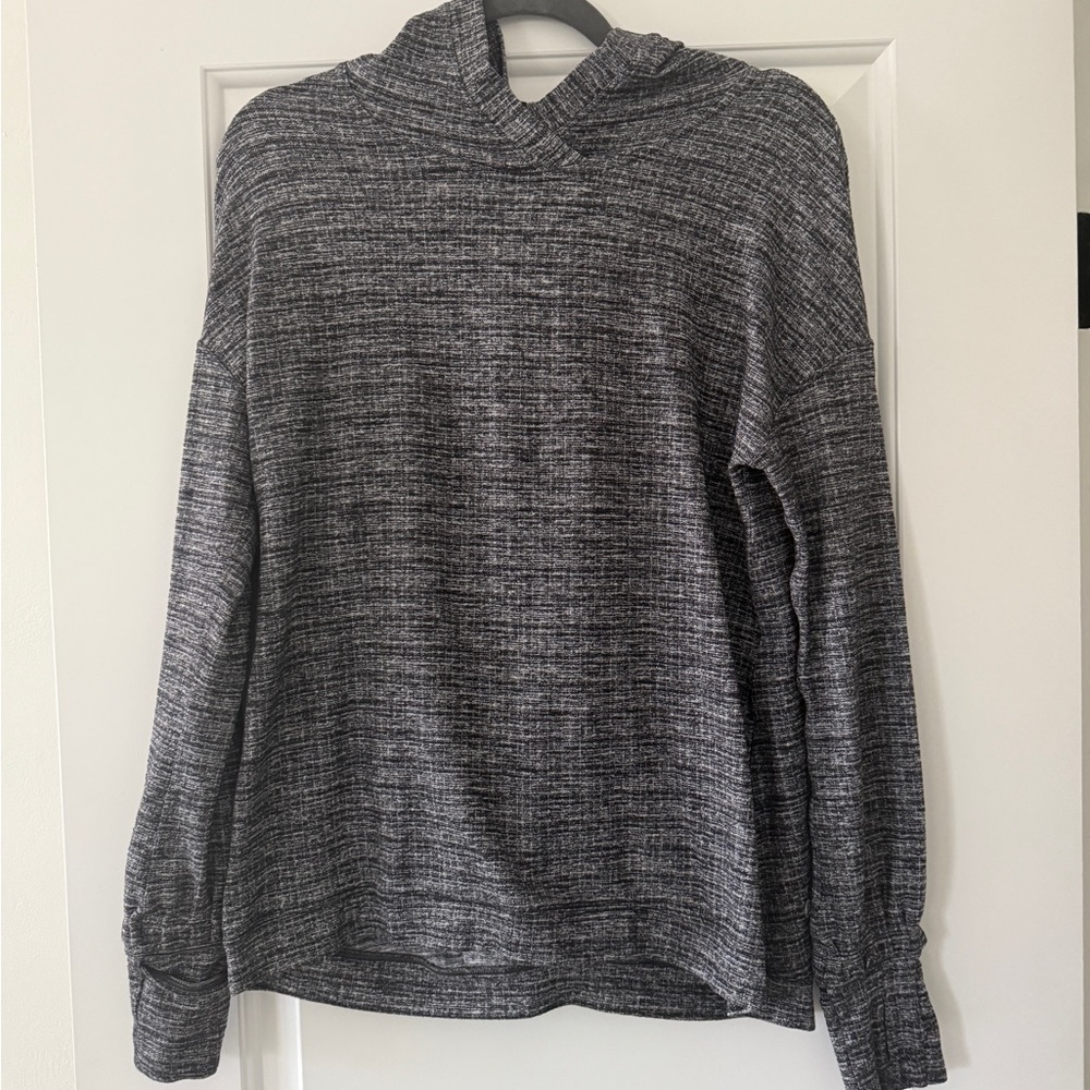 Lululemon Runner Gray Hooded Sweater